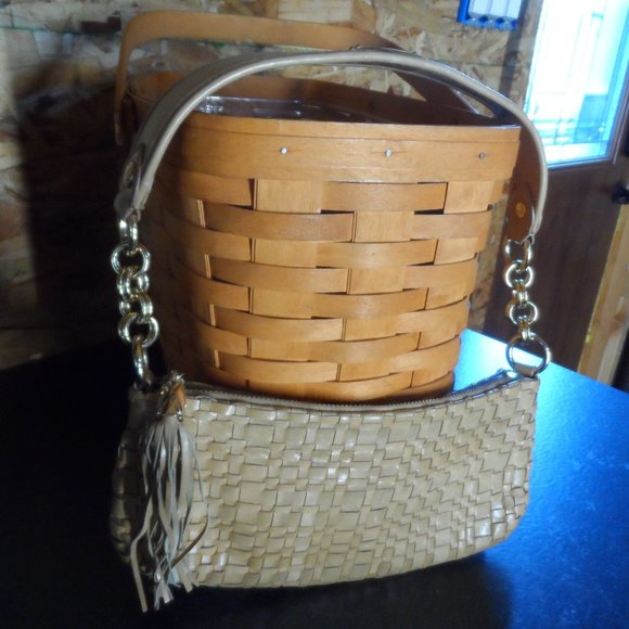 Elliott Lucca Tan Weaved Bag - Picture 6 of 10